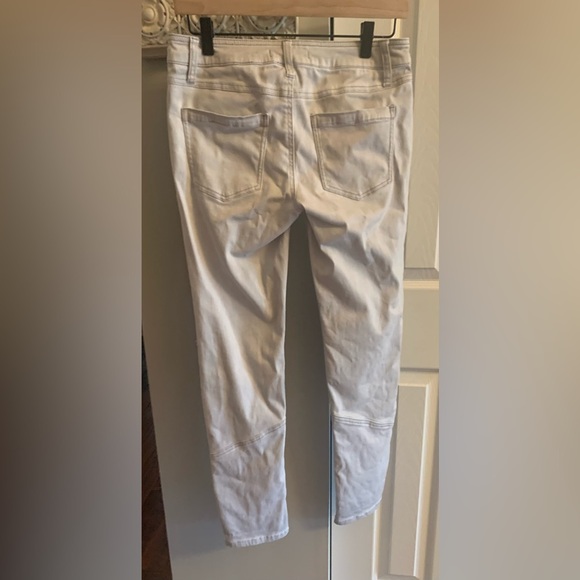 Free People Trousers Utility Gray Twill Pants - Size 2 - Picture 7 of 13